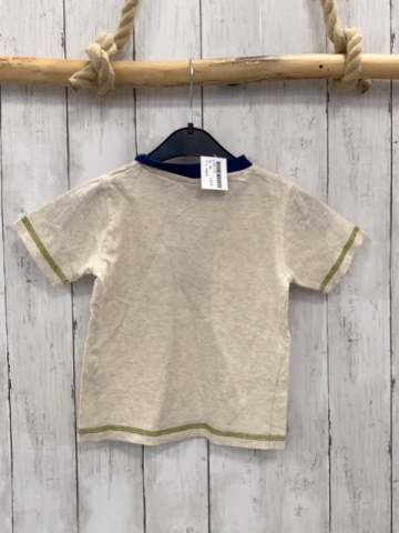 Alana  T-Shirt  Gr. 92  beige Leuchttürme oliv Nähte 