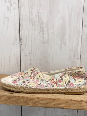Sergent Major  Leinschuhe  Gr. 31  beige Blumen 