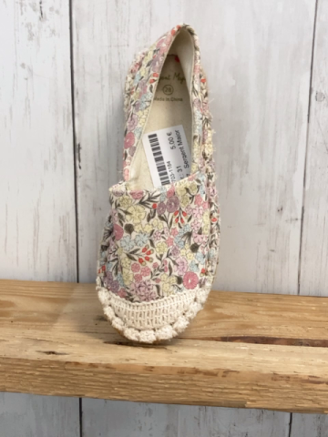 Sergent Major  Leinschuhe  Gr. 31  beige Blumen 