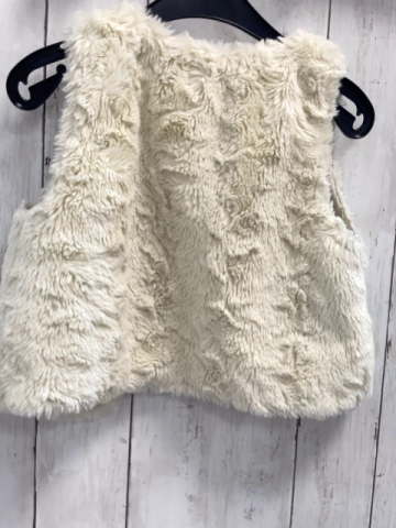 H&M Weste  Gr. 110  creme Plüsch 