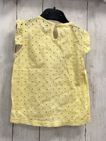 Sergent Major  T-Shirt  Gr. 92  gelb Katze Ärmel mit Lochstickerei 
