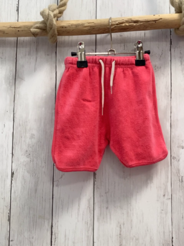 Petit Bateau  Shorts Gr. 62  hellrot Frottee mit Kordel 