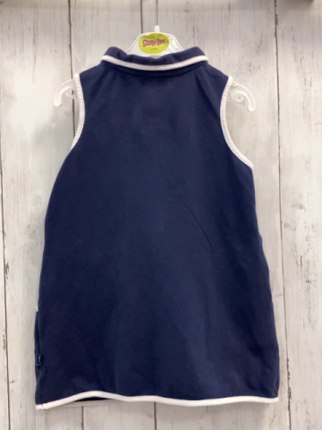 Jacadi  Kleid  Gr. 80  blau weißer Bund Kragen 