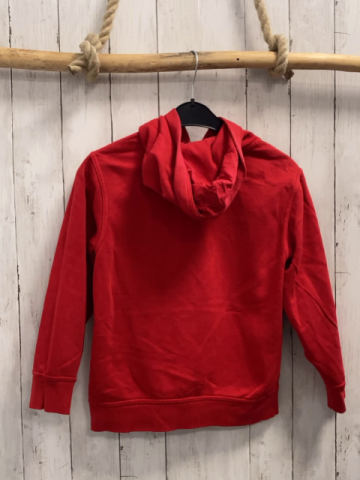 GAP  Pullover  Gr. 152  rot Kapuze blaue Schrft mit weiße Rand 