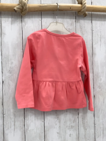 Vingino  Langarmshirt  Gr. 92  himbeere Leopard Schrift 