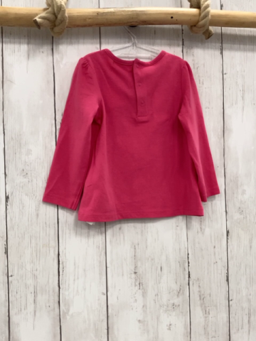 DP...aM Langarmshirt  Gr. 80  pnk Hund Blumen Törtchen 