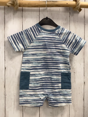 Jarvis Archer  Playsuit  Gr. 68  weiß petrol mint Streifen