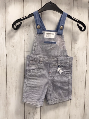 Chicco  Latzshorts  Gr. 86  blau weiße Streifen