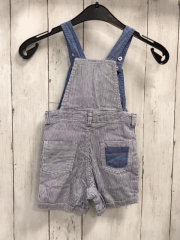 Chicco  Latzshorts  Gr. 86  blau weiße Streifen