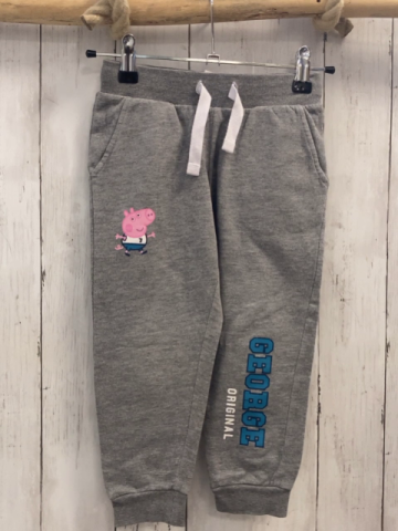 Peppa Pig  Jogginghose Gr. 98  hellgrau Peppa Pig Schrft 