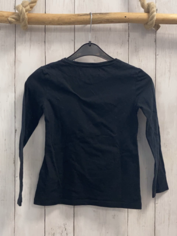 Desigual  Langarmshirt  Gr. 110  schwarz Pailettentasche 