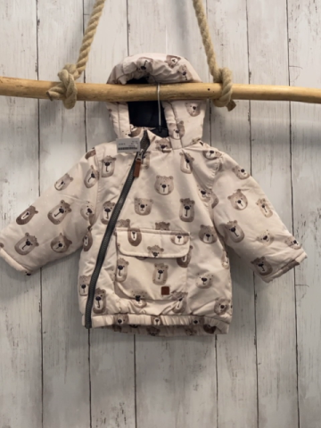  Winterjacke Gr. 74  beige Bären