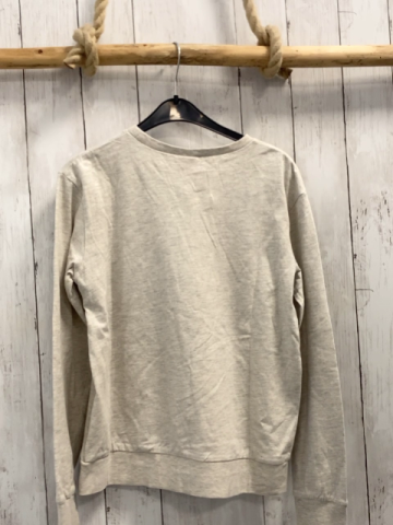 Tape a´ l´oeil Pullover Gr. 164  grau Monsteraufnäher