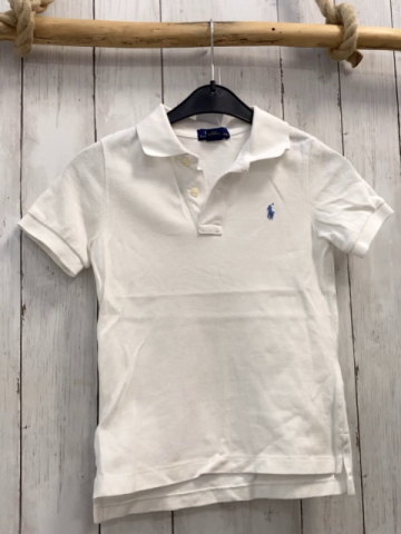Ralph Lauren  T-Shirt  Gr. 110  weiß Polokragen