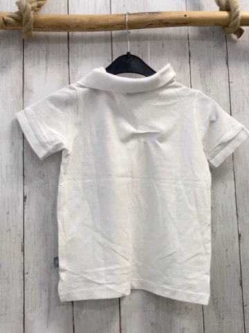 Alouette  T-Shirt  Gr. 110  weiß Polokragen Wappen 