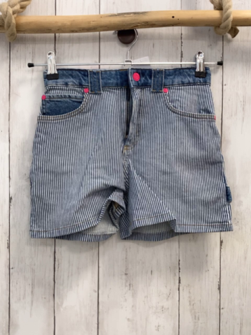 Marc Jacobs  Shorts  Gr. 158  blau jeans mit weißen Streifen pink Knöpfen 