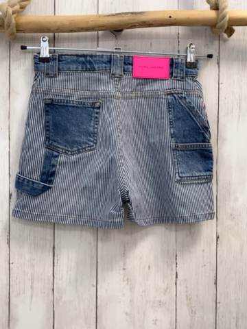 Marc Jacobs  Shorts  Gr. 158  blau jeans mit weißen Streifen pink Knöpfen 