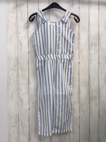 Energiers  Jumpsuit  Gr. 140  hellblau weiße Streifen 