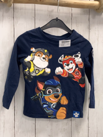  Langarmshirt  Gr. 98  blau Paw Patrol 