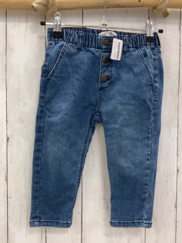 Zara  Hose  Gr. 92  blau Jeans Bund verstellbar 
