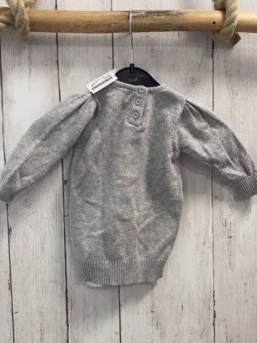 Babaluno  Longpulli Gr. 62  grau Strick Maus 