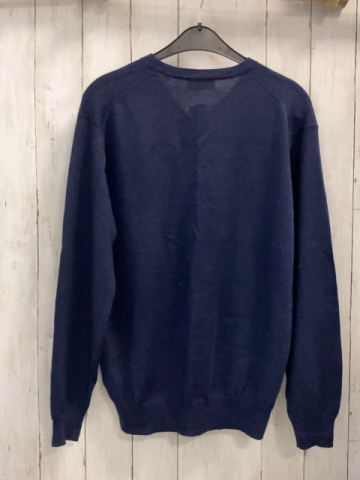 Christian Berg  Pullover Gr. M  blau Strick 50 % Wolle 