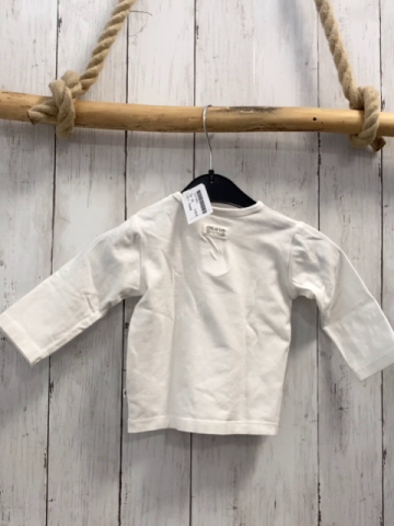 Feetje  Langarmshirt Gr. 62  weiß Wlellen Seehund Boje 