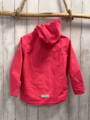 Reima  Regenjacke  Gr. 122  pink Kapuze weiße Reißverschlüsse 