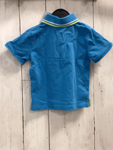 S´Oliver  Poloshirt Gr. 74  hellblau Tierkopf hellgrün weißer Streifenbund 