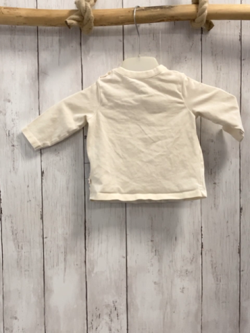 Next  Langarmshirt  Gr. 68  creme Elefanten 
