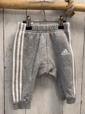 Adidas  Jogginghose  Gr. 68  grau weiße Seitenstreifen