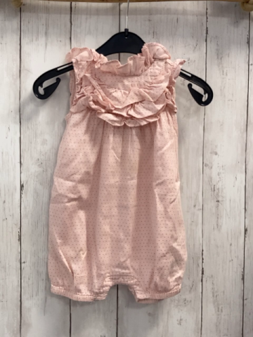 GAP  Playsuit  Gr. 74  rosa graue Punkte 