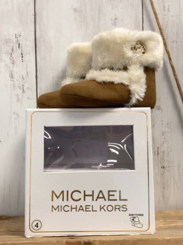 Michael Korrs  Stiefel  Gr. 9/12M  braun + natur Plüsch NP 19,99 $ 