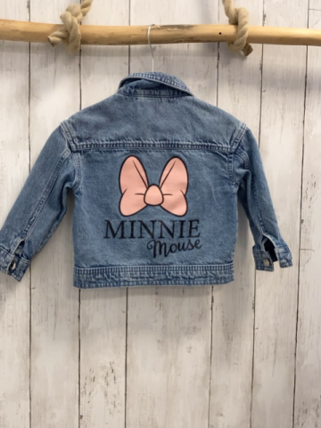   Jeansjacke  Gr. 92  blau Minnie Mouse 
