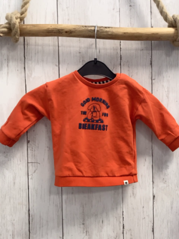 Babyface  Pullover  Gr. 68  hellrot  Hund graue Schrift 