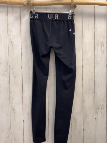 Under Armour Sportleggings Gr. S schwarz weiße Schrift