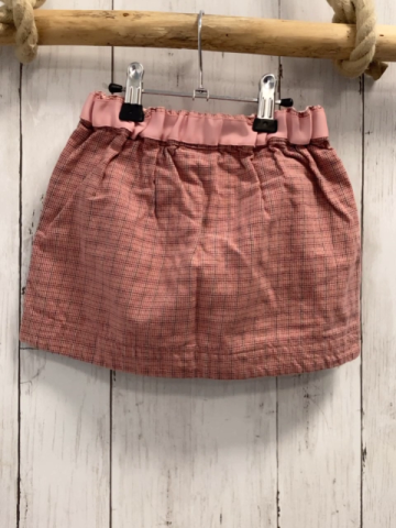 sergent major Rock Gr. 92  rosa kariert Schleife Bund verstellbar