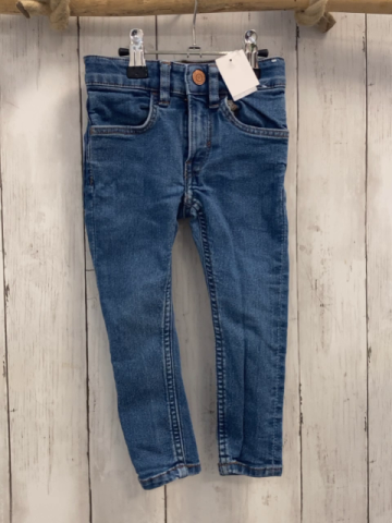 H&M Hose  Gr. 92  blau Jeans Bund verstellbar 