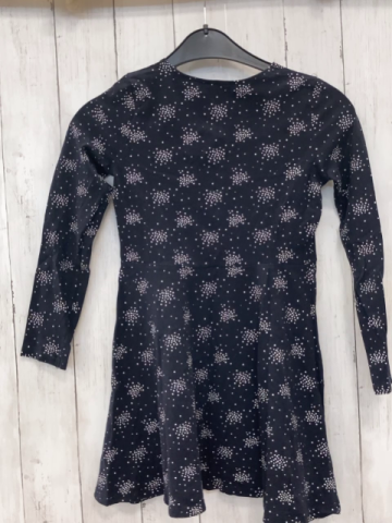 H&M  Kleid Gr. 134/140  blau weiße Herzen 