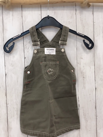 Cyrillus  Kleid Gr. 86  grau weiße Nähte Fisch 