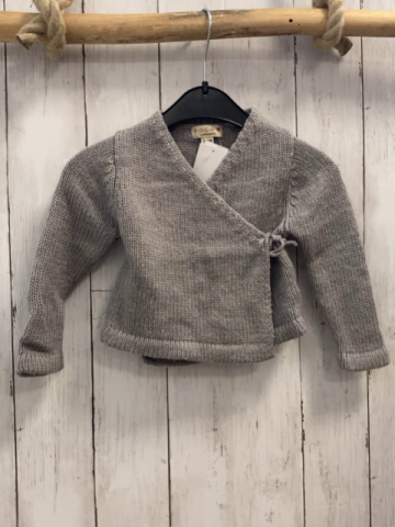 Bock Copenhagen  Pullover  Gr. 74  grau Strick 100 % Merino Wolle 