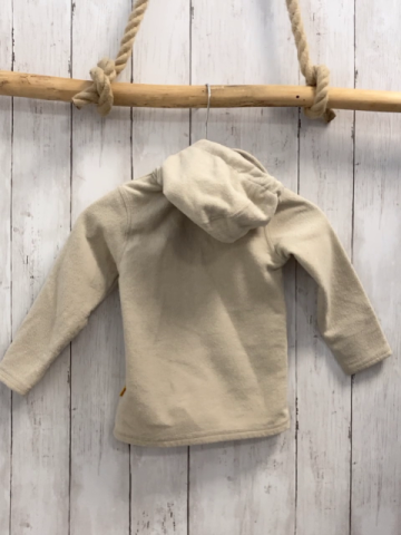 Steiff Pullover  Gr. 92  beige Kapuze Plüschbärenkopf 