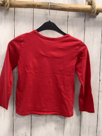 neu Benetton Langarmshirt Gr. 110  rot Herz 