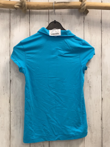 Sportkind  Sportshirt  Gr. 134  hellblau mit Kragen 