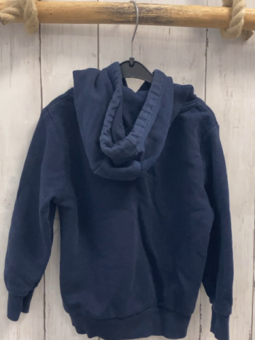   Pullover  Gr. 92  blau Kapuze Traktor 