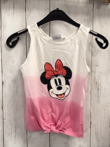   Top Gr. 122  weiß rosa Minnie Mouse 