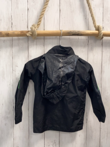 Uhlsport  Regenjacke  Gr. 104  schwarz grüner Bund 