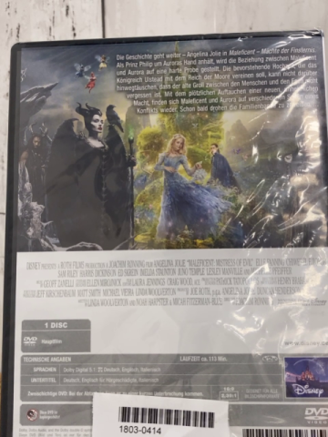 neu DVD Disney Maleficient 