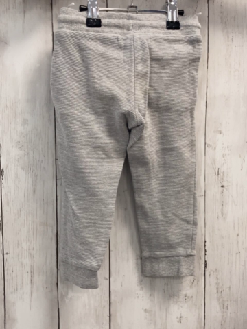   Jogginghose  Gr. 92  hellgrau Rippen weiße Kordel