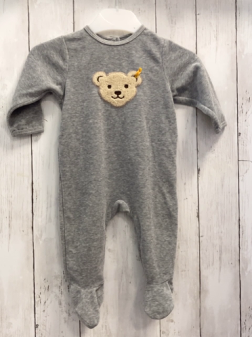 Steiff  Strampler  Gr. 68  grau Nicky 